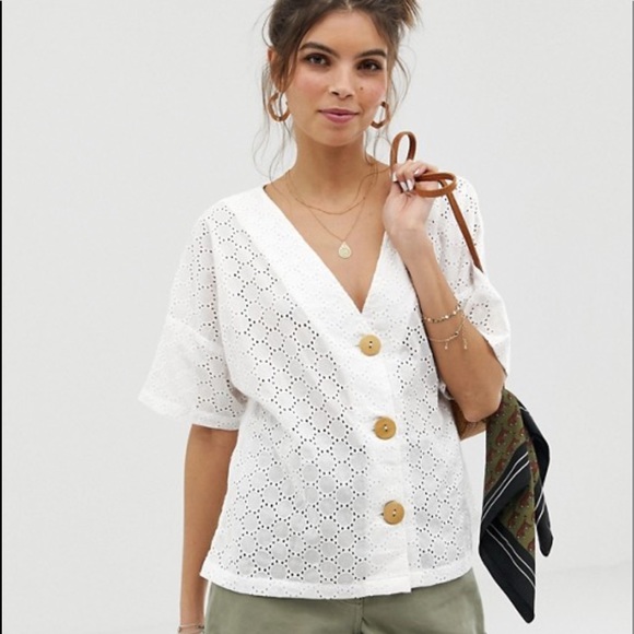 Asos Button Top - Picture 1 of 8